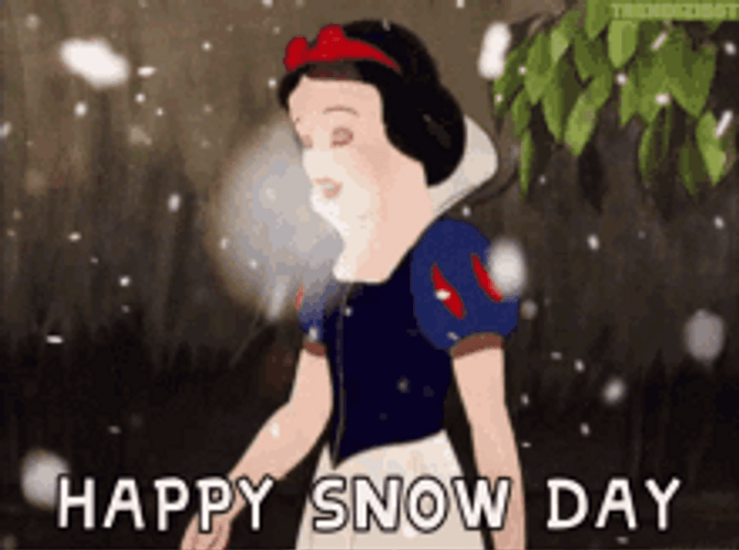 Snow White Happy Snow Day