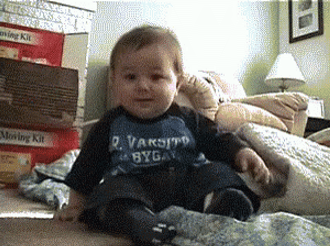 Funny Baby Falling